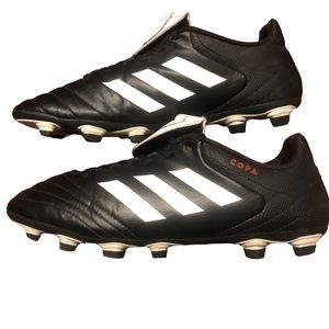 Adidas Copa Soccer Cleats Black White BA8524 Men’s Size 9.5